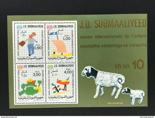 Somalia MiNr. 278 - 281 (Block 8) postfrisch