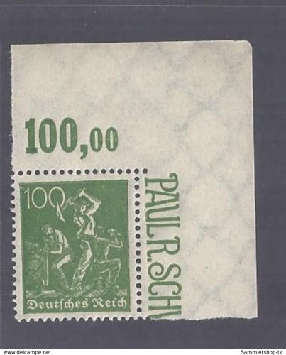 Deutsches Reich Michel Nummer 187a POR postfrisch