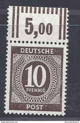Alliierte Besetzung Gemeinschaftsausgaben Michel Nr. 918 WOR postfrisch