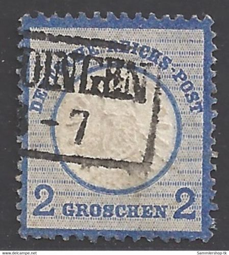 Deutsches Reich Michel Nummer 20 gestempelt