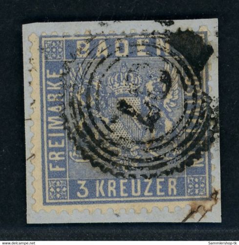 Baden Michel Nummer 10b gestempelt
