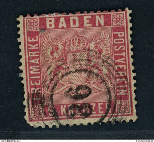 Baden Michel Nummer 12 gestempelt
