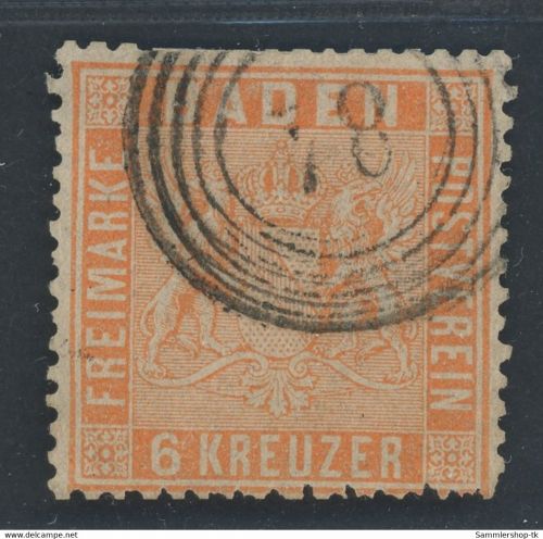 Baden Michel Nummer 11 gestempelt