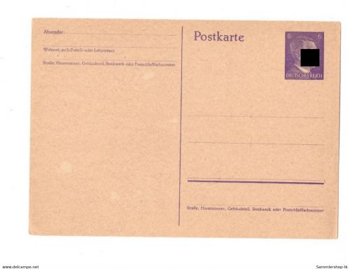 Ganzsache DR P299 ungebraucht