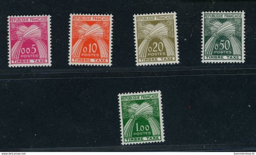 Frankreich Michel Nummer P93-97 postfrisch