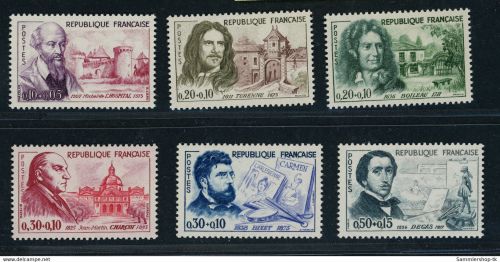 Frankreich Michel Nummer 1309-1314 postfrisch