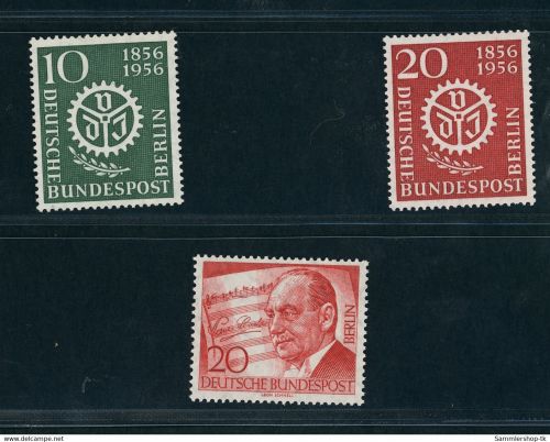 Berlin Michel Nummer 138+139 , 156 postfrisch