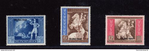 Deutsches Reich Michel Nummer 823-825 postfrisch