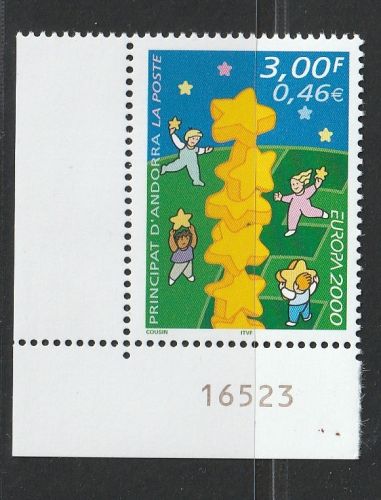 Andorra Französisch 2000 Michel Nummer 551 postfrisch