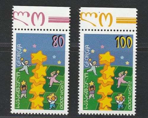 Georgien 2000 Michel Nummer 330-331 postfrisch Europa
