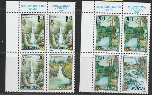 Bosnien Herzegowina Serbische Post Michel Nummer 200-201A postfrisch