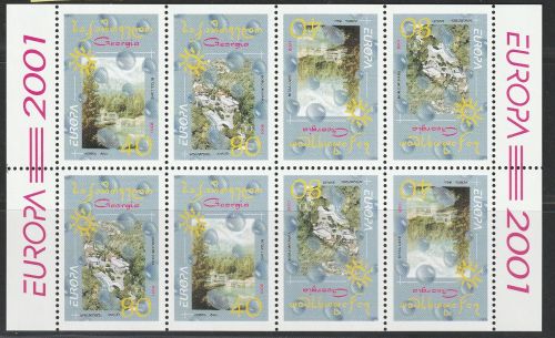 Georgien Michel Nummer 376-377D MHB postfrisch Europa