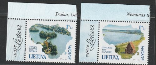 Litauen Michel Nummer 756-757 postfrisch Europa