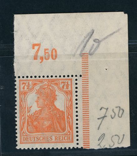 Deutsches Reich Michel Nummer 99a postfrisch POR