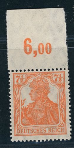 Deutsches Reich Michel Nummer 99a postfrisch POR