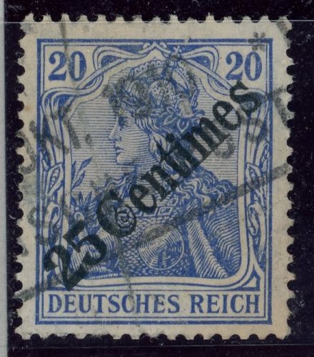 Deutsche Auslandspostämter Türkei Michel Nummer 50 gestempelt Rosinenstempel