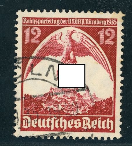 Deutsches Reich Michel Nummer 587xI gestempelt geprüft