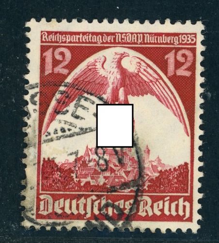 Deutsches Reich Michel Nummer 587xI gestempelt geprüft