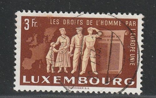 Luxembourg Michel Nummer 482 gestempelt