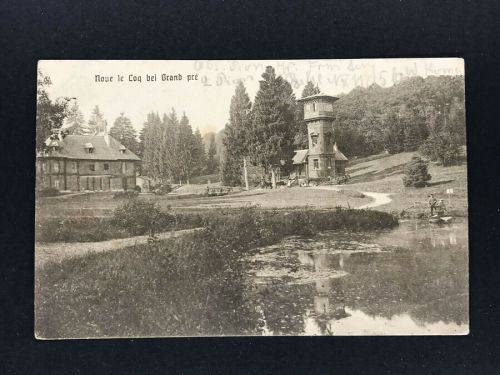 Feldpostkarte Noue le coq bei grand pre 1916