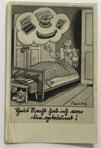 Scherz- Karrikaturkarte 14.5.1939 gelaufen siehe Bild