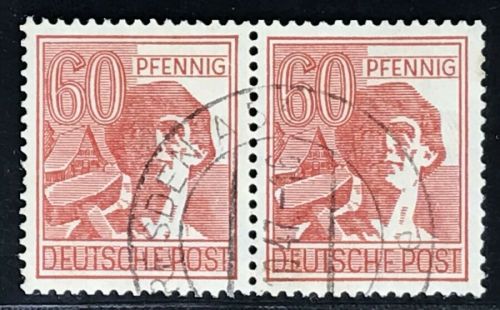 Alliierte Besetzung Gemeinschaftsausgaben Mi.Nr. 956 b Paar gestempelt