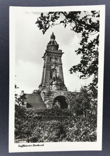 Echtfoto Ansichtskarte Kyffäuser-Denkmal - nicht gelaufen