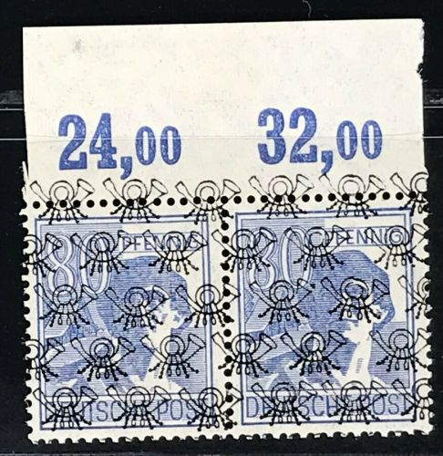 Alliierte Besetzung BiZone Mi.Nr. 50 II POR ndgz postfrisch Paar