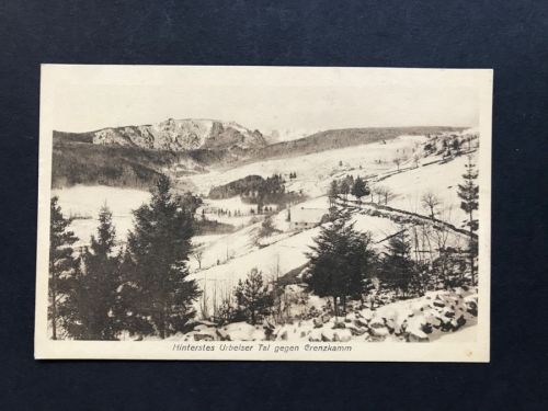 Ansichtskarte Urbeis Urbeiser Tal mit Grenzkamm Feldpost 1916 Feldpost I.WK
