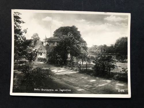 Foto AK Berlin Grunewald am Jagdschloss