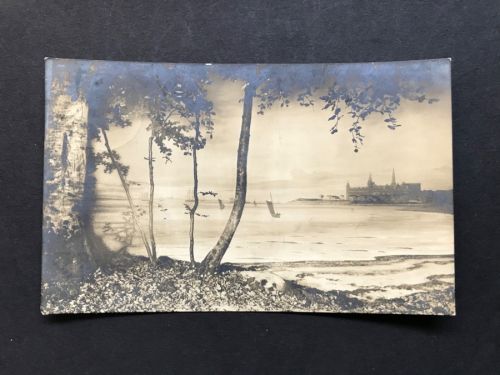 Foto AK Schloss Kronborg - Dänemark , Reise Ausstellung Berlin 1911