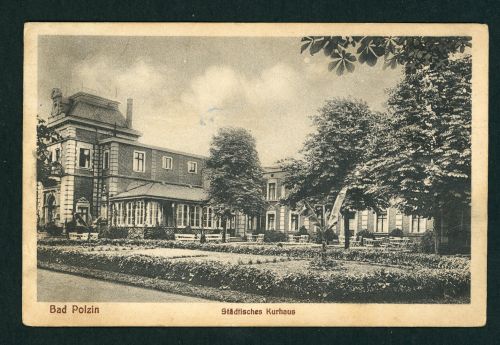 Ansichtskarte Bad Polzin - Połczyn-Zdrój - Städtisches Kurhaus 1927