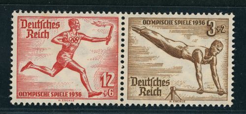 Dt. Reich Zusammendruck Olympische Spiele Michel Nr. W109 postfrisch