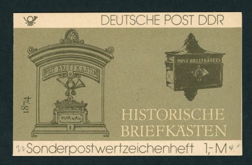 DDR Sonder Markenheftchen Michel Nummer SMHD22a postfrisch mit Mi.Nr. 2924