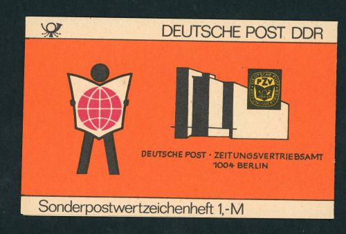 DDR Sonder Markenheftchen Michel Nummer SMHD24a postfrisch mit Mi.Nr. 2910