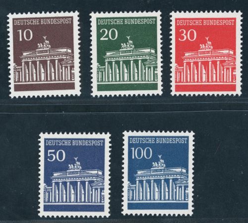 Bund Michel Nummer 506w-510w postfrisch