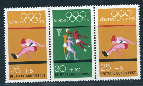 BRD Zusammendruck aus MH Michel Nummer W31 postfrisch