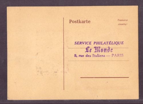 Saar FDC mit Michel Nummer 305 Tag der Briefmarke 1951