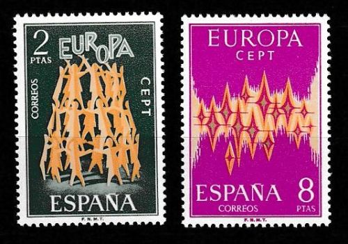 Spanien Michel Nummer 1985 + 1986 Europa