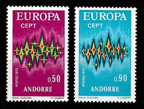 Andorra Französisch Michel Nummer 238+239 postfrisch