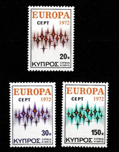 Zypern Michel Nummer 374-376 postfrisch Europa