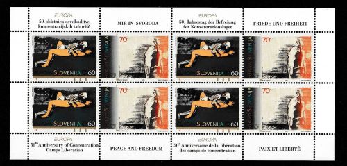 Slowenien Nummer 110+111 Europa Kleinbogen postfrisch