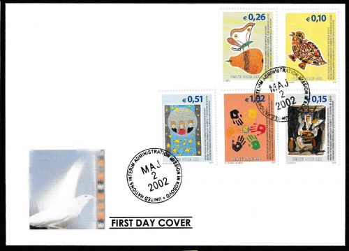 Kosovo Michel Nummer 11-15 FDC