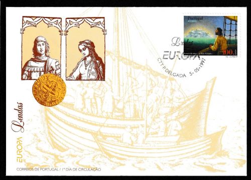 Portugal Azoren Michel Nummer 466 FDC Europa