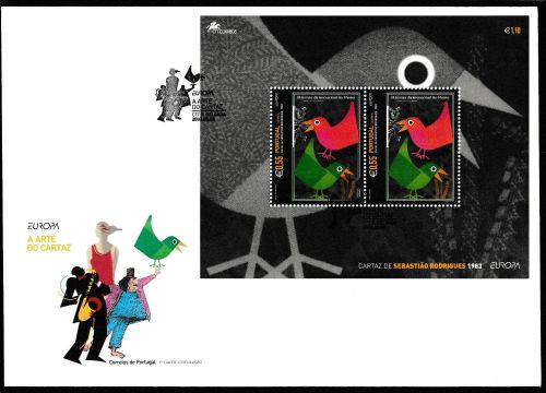 Portugal Azoren Block 25 FDC Europa