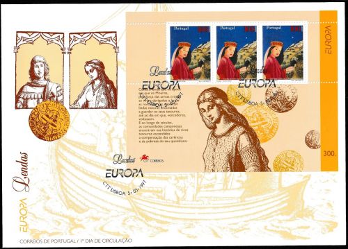 Portugal Block Nummer 124 FDC Europa