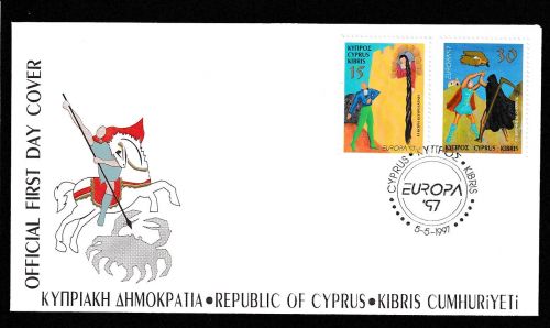 Zypern Michel Nummer 897 + 898 FDC Europa