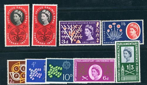 Großbritannien Michel Nummer 343-350 postfrisch