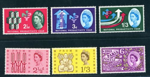 Großbritannien Michel Nummer 351-356x postfrisch