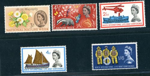 Großbritannien Michel Nummer 357-361x postfrisch